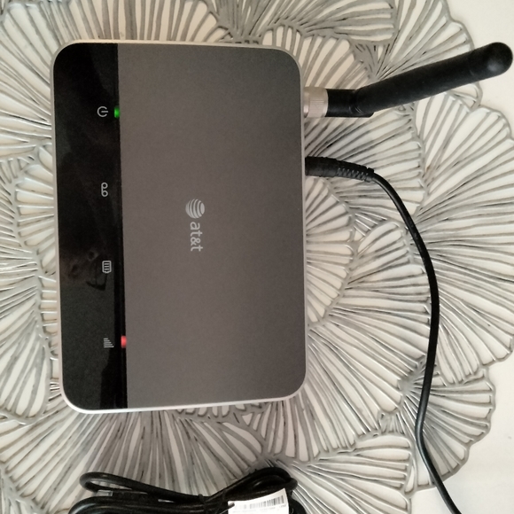 AT&T Wireless Home Phone Base Station ZTE WF720 Unit + Battery - TESTED - Picture 3 of 4